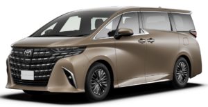 トヨタ新型アルファードの実車画像
